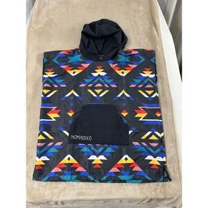 Nomadix Youth Changing Poncho Cascade MicroTerry Aztec Hooded Quick Dry NEW